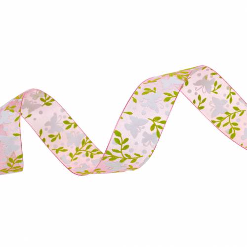Article Ruban organza papillon 25mm ruban décoratif rose ruban cadeau 20m