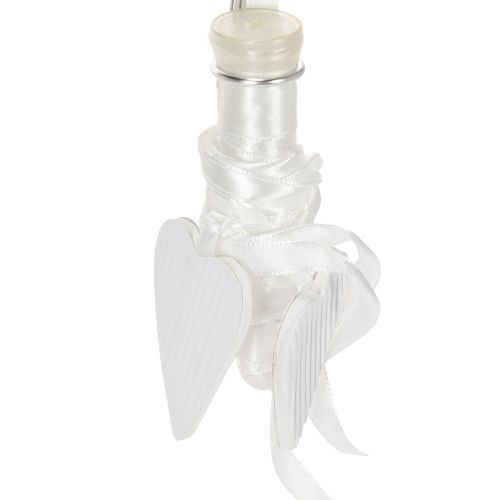 Article Porte-manteau avec tube et cœur, 18 cm, lot de 6