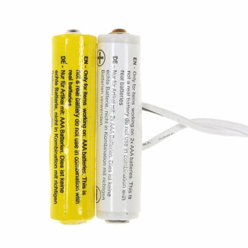 Article Adaptateur batterie blanc 3m 3V 2 x AAA