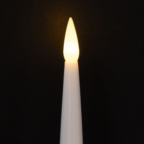 Article Bougies d'arbre Bougies bâton LED avec lumière jaune cristal 31 cm 10 pièces