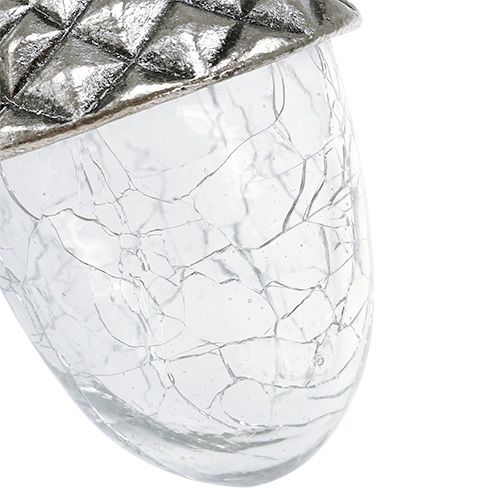 Floristik24 Décoration d&#39;arbre glands à suspendre 5cm - 7cm L16cm