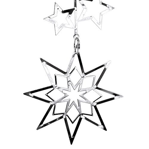 Article Arbre décoration étoile 20cm argent 1p