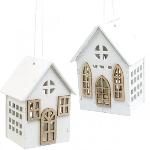 Floristik24 Décorations de sapin de Noël, décoration maison en bois H10cm 4 pièces