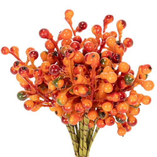 Grappe de baies orange, 20 cm de long acheter | Floristik24.be