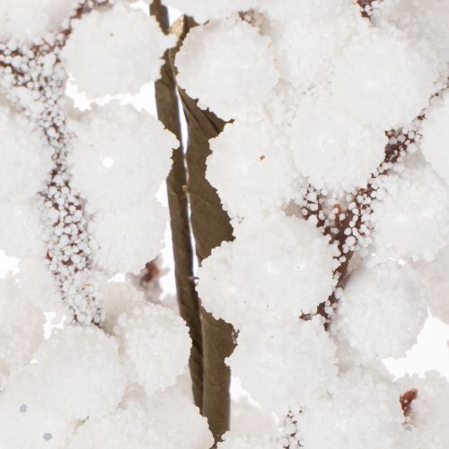 Branche artificielle décorative d'hiver avec baies et pommes de pin, 60 cm | Floristik24.be