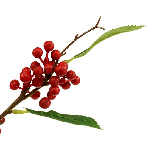 Floristik24 Branche de baie rouge 63cm 4pcs