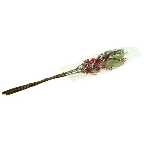 Floristik24 Branche de baie rouge 63cm 4pcs