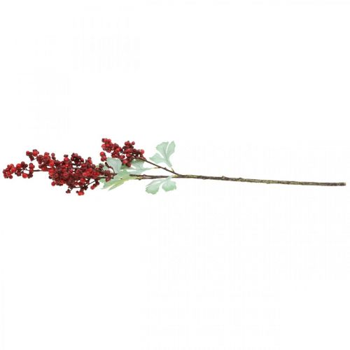 Article Branche de baies artificielles branche artificielle rouge décoration de Noël 74cm