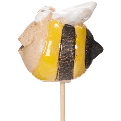 Article Abeille décorative à piquer pour jardin et balcon, 26 cm, lot de 4