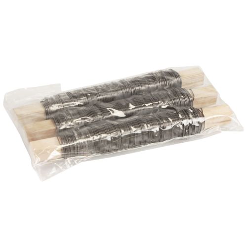 Article Fil d'enroulement fil de liaison recuit bleu 0.65mm 100g 3 pièces