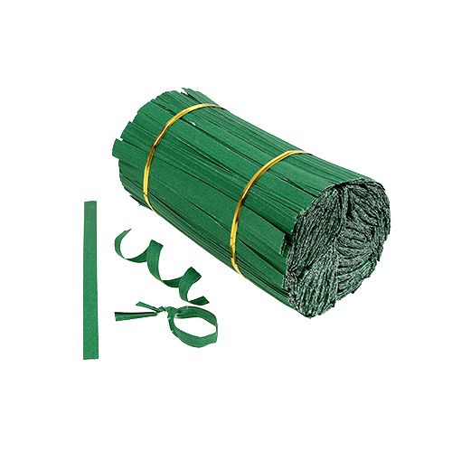 Floristik24 Bandes de reliure mini vert 2 fils 15cm 1000 pièces