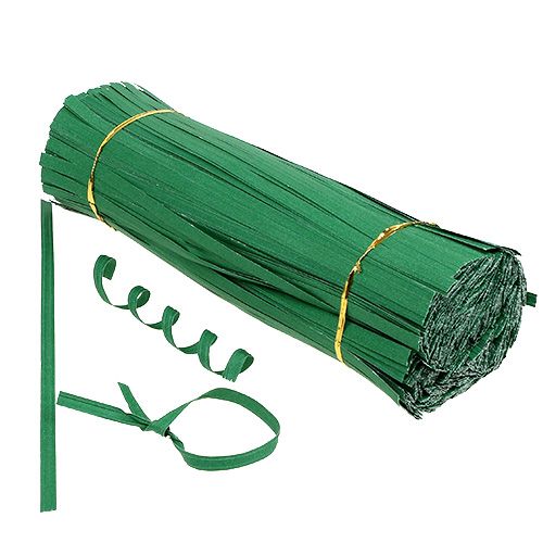 Floristik24 Bandes de reliure longues vert 30cm double fil 1000p