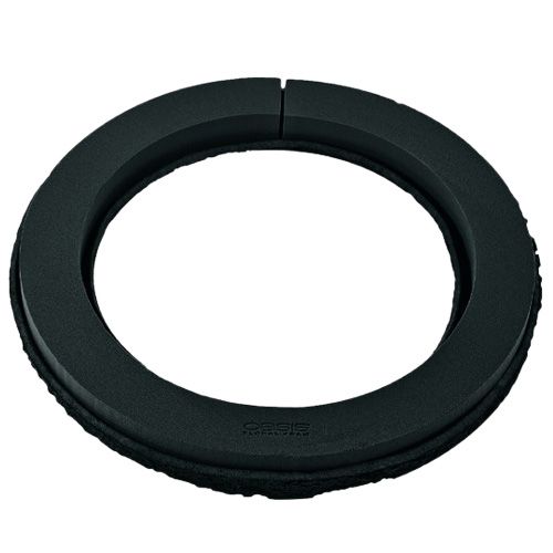 Article Bague mousse florale noire Ø44cm H6cm 2 pcs