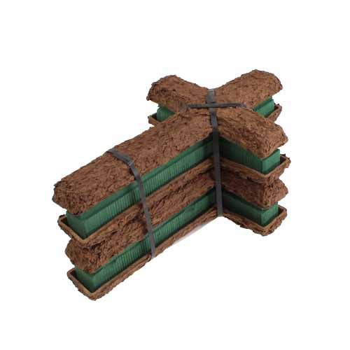 Article Croix en mousse florale petite verte 42cm 4 pièces fleuriste de deuil