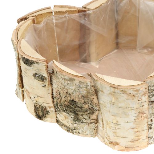 Floristik24 Jardinière coeur bouleau 2pcs