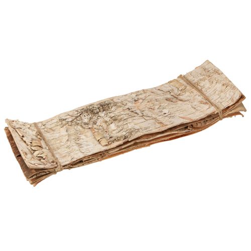 Article Bandes d&#39;écorce décoratives en écorce de bouleau blanc naturel 48×15cm 6 pièces