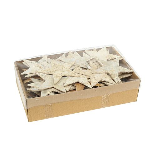 Article Étoiles de bouleau 9cm 70 pcs
