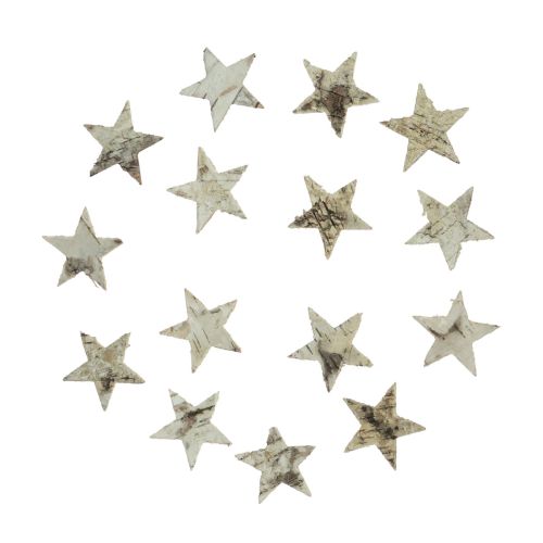 Floristik24 Décoration à disperser étoiles de Noël décoration étoiles de bouleau 4cm 100pcs