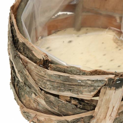 Article Jardinière en pot de bouleau rond Ø17 / 23cm 2pcs