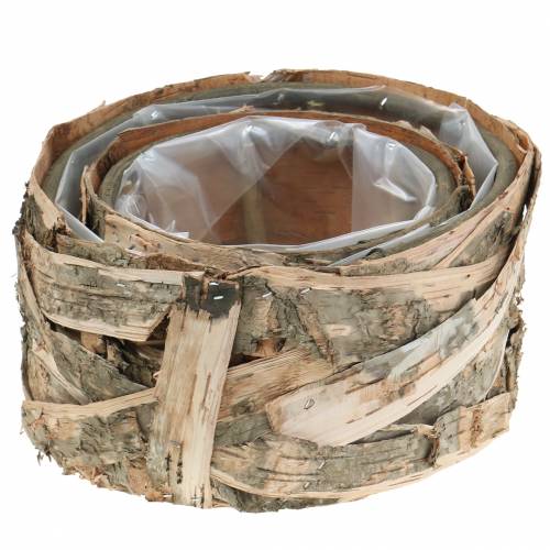 Article Jardinière en pot de bouleau rond Ø17 / 23cm 2pcs