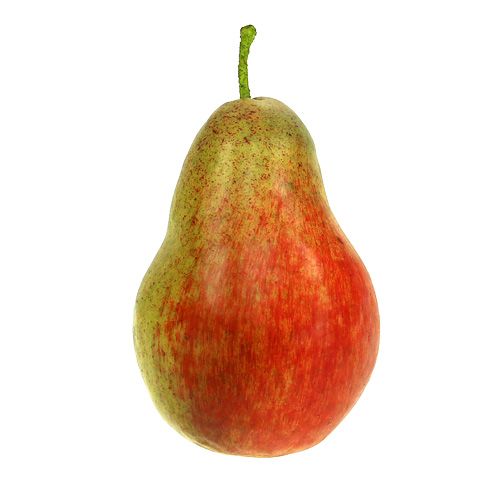 Floristik24 Poire rouge, verte 11cm - 12cm 3pcs