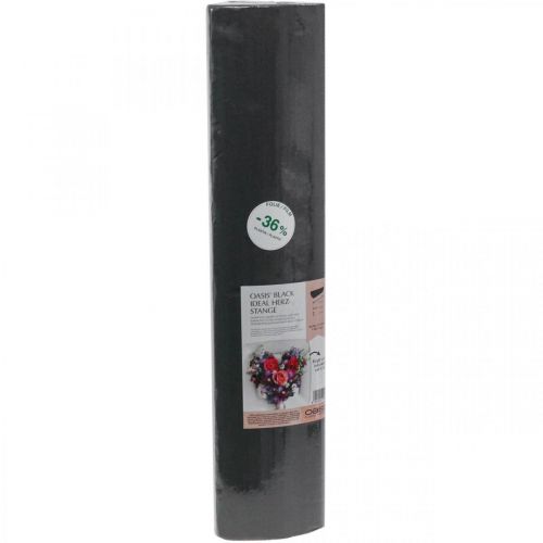Article Oasis Black Idéal Floral Mousse Coeur Noir 12x55cm