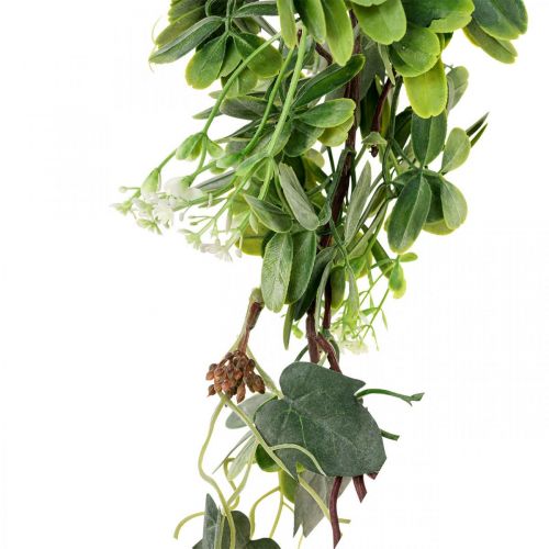 Article Guirlande de feuilles guirlande déco plante artificielle vert 180cm