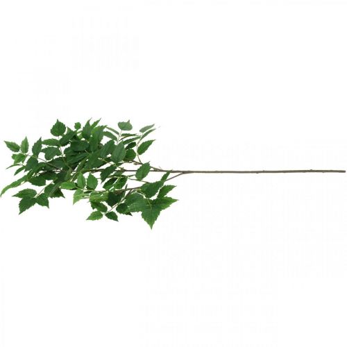 Floristik24 Branche Déco Branche de Feuilles Artificielles Branche de Bouleau Vert 90cm