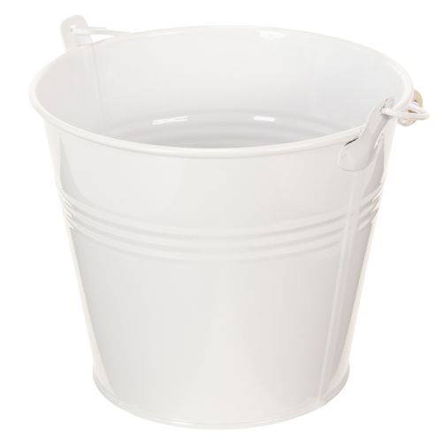 Seaux en fer blanc Ø14cm H12cm, lot de 6 | Floristik24.be