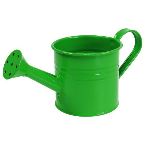 Floristik24 Arrosoirs en étain tri vert. Ø7.5cm H6.5cm 8pcs