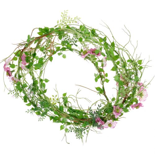 Floristik24 Guirlande de fleurs rose 180cm