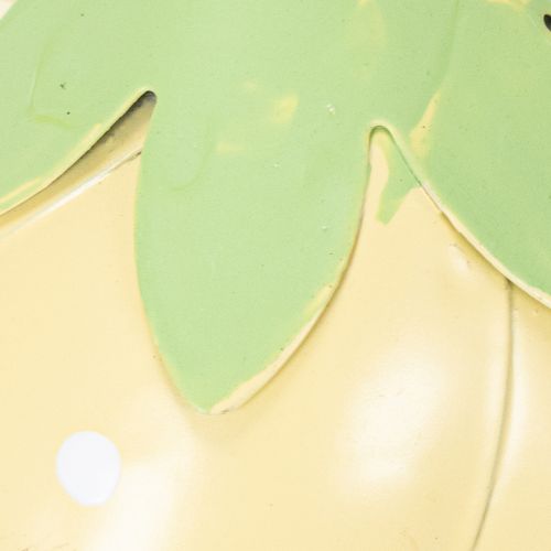 Article Fleur suspendue en métal pour une décoration romantique intérieure et extérieure, 6 cm, lot de 6