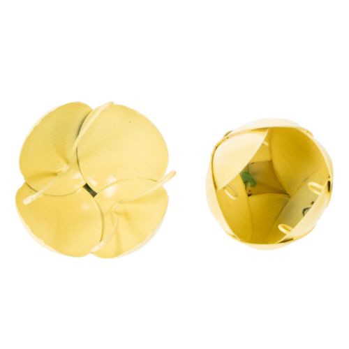 Article Fleur suspendue en métal pour une décoration romantique intérieure et extérieure, 6 cm, lot de 6