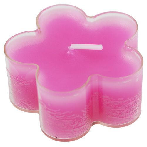 Bougie fleur fuchsia 12 p. | Floristik24.be