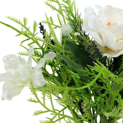 Floristik24 Bouquet avec Bellis Blanc 20cm
