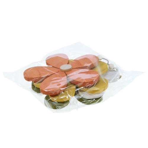 Floristik24 Bois de fleur à suspendre couleurs assorties 16cm 4pcs