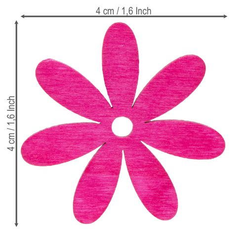 Article Fleurs décoratives à disperser pour une touche saisonnière créative, 4 cm, 72 pièces