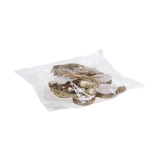 Floristik24 Suspension fleur bois-métal blanc, rouille L 95cm