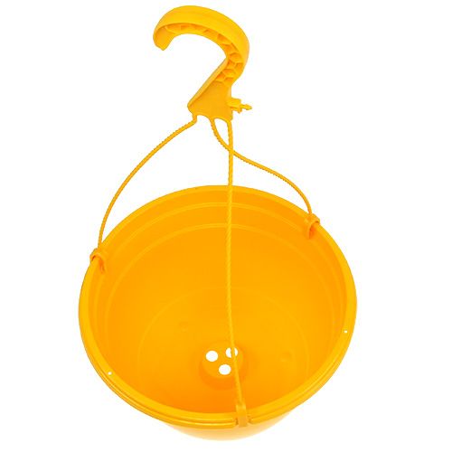 Article Panier suspendu 25cm jaune