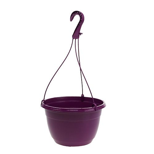 Panier suspendu 25cm violet
