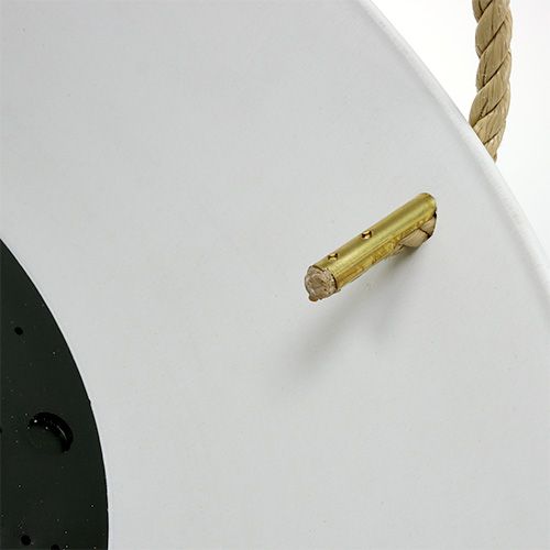 Floristik24 Panier suspendu "Fiona" Ø25cm H12cm Blanc