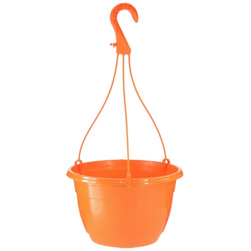 Panier suspendu pot suspendu orange cache-pot Ø25cm H50cm