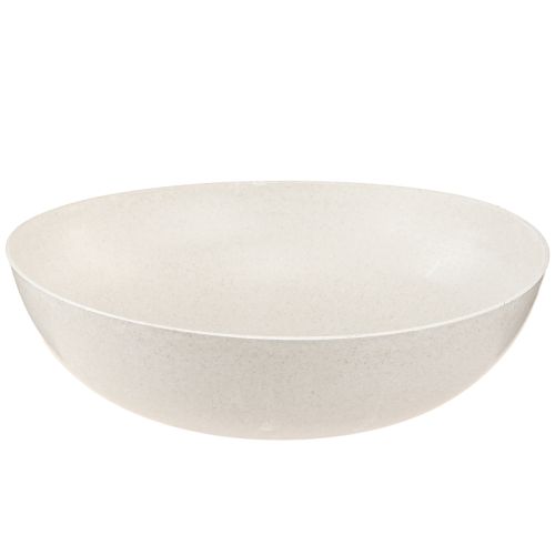 Article Bol à fleurs bol en plastique beige chiné Ø30cm 3pcs