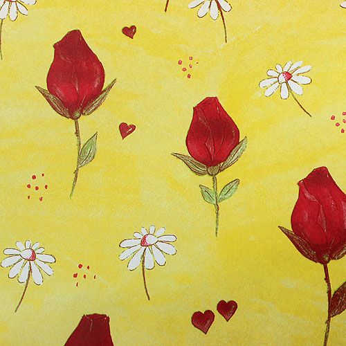 Floristik24 Fleur motif fleur en soie 50cm 6kg