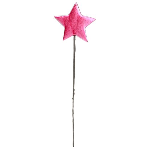 Article Bâtonnets de fleurs Étoiles Décoration Baies Ø7cm – 2e choix – 24 pcs