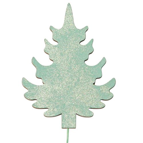 Article Piquets pot de fleurs Cerfs Sapins 3 couleurs H7-10cm 18 pcs