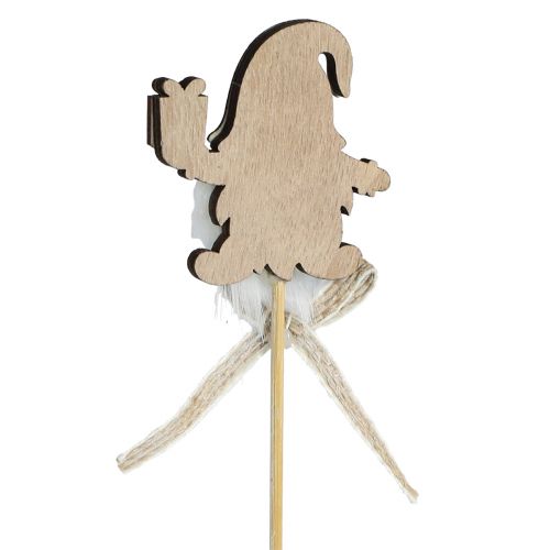 Article Piquets pots de fleur Gnome de Noël avec cadeau 7cm 12pcs