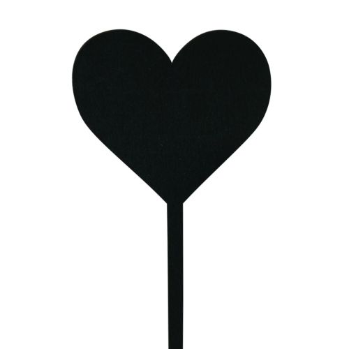Article Bouchon de fleur bouchon décoratif coeur bouchon de coeur en bois 9cm 6 pcs