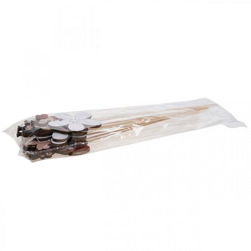 Floristik24 Bouchons de fleurs en bois coccinelle déco été décoration 8x10cm 9pcs