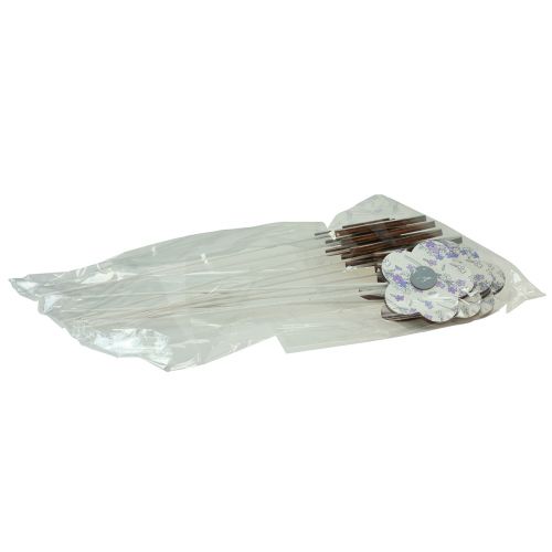 Article Bouchon de fleur papillon fleur bouchon décoratif bois 7cm 12 pcs